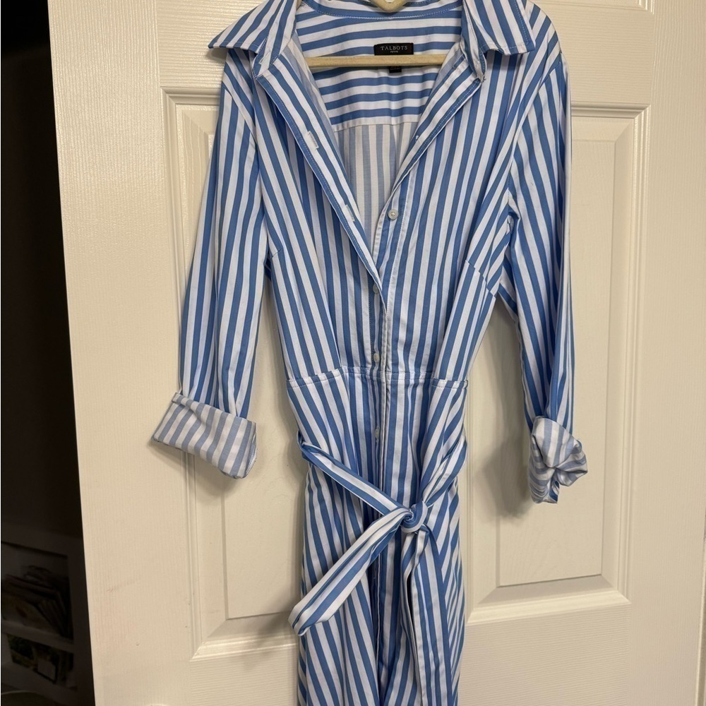 Talbots button shirt dress - Picture 5 of 5